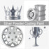 Powder Coating Powder for Metal Surfaces, Car Paint, Building Materials, Silver, 16 oz, Perfect for Steel Structures