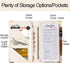 Vegetable Fruit Collection Server Book High Volume Orange,Apple Books for Bartender PU Leather Waitress Book