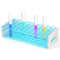 Annhua Plastic Test Tube Rack for 16mm Tubes, Holds 50, Detachable Tube Holder Tray