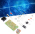 Walfront LM317 Adjustable Regulated Power Supply DIY Kit, ABS Board for School Education Lab