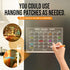 LED Note Board with Multicolor Light Control - 11.8 x 7.9 Inch Magnetic Acrylic Writing Board for Home, Office, School