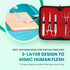 Suture Practice Kit for Medical Students, Includes Large Silicone Pad, Suture Threads, Tool Kit, and Video Course