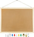 GDMINLO Cork Board Bulletin Board, 15.7"X 12" pin Boards for Walls, Oak Wood Finish Frame, Wall Mounted Cork Board for Office Home and School(Pins, Eye Bolts, gaskets, Screws) by GDMINLO
