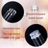 30pcs Clear Glass Bottles, 40ml Glass Vials with Aluminum Screw Cap