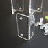 4 x Angled L Brackets, Clear Right Angle Bracket, Polished Clear Transparent Acrylic + 20x M5 Bolts, Corner