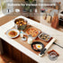 24"x15" 6 Settings Warming Mat for Food, Food Warming Mat Temperature & Timer Upgrade Graphene Fast Full Surface