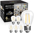 BRIMAX 6 Pack 2W LED Light Bulbs, Plastic LED Filament, 2700K Warm White, E26 Medium Base, Equivalent to 11w/20w/25w,