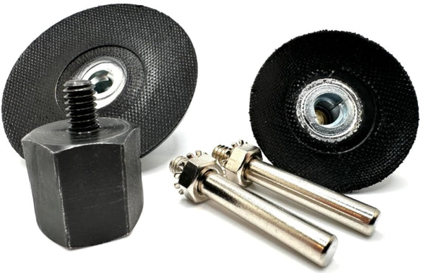 Pro-Graad 5 Piece 5/8-11 Angle Grinder Adapter Kit, with 2 & 3 Roll