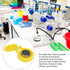 Yellow Eye Wash Spray Head, Portable Eye Washer for Laboratory, Premium 304 Stainless Steel and ABS Materials