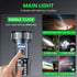 2000 5 4200mAh Lumen EDC Flashlight Small Rechargeable Flashlight with Memory,Multi-Color Light (Warm