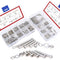 Hilitchi 600-Piece M2 M3 Phillips Pan Head Screws, Bolt Nut Lock Flat Washers Assortment Kit, 304 Stainless Steel