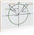 Scribbledo 5 Pack Dry Erase XY Axis Coordinate Plane Graph Lap Boards - 9” X 12” for Classroom Use