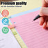 Koogel 300 Sheets Loose Leaf Paper, College Ruled, Colorful Office Filler Paper for 3-Ring Binders
