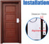 Freezer Door Alarm, 2Pcs Safety Window Alarm, Adjustable Delay Wire-Less Fridge 4-in-1 Sensor Chime Open Loud 108dB