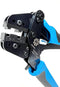Parallel Action Ratchet Crimp Tool for Non-insulated Flag Terminals AWG 22-18/16-14 G-E2F1