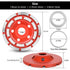 TOOLEAGUE 4.5 Inch Diamond Concrete Grinding Wheel, 3 Pcs Cup Grinder Wheel for Stone & Concrete Polishing