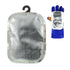 Hand Heat Shield High Temperature Pad, Split Cowhide Leather Aluminized Back Welding Gloves, Welding Heat Deflector PK-1