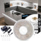 Under Cabinet Lighting Kit Small Led Strip Lights 10 ft White, Dimmable
