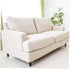 4Pcs TEHAUX Metal Furniture Legs for Couch Iron Sofa Replacement Feet Heavy Duty Oblique Design for Dresser Cabinet Tv