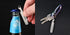 Titanium Alloy Keychain Utility Knife, Small Folding Pocket Knife with Extra 10PCS #11 Blades