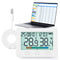 WEIRUSE Indoor Temperature and Humidity, Two sensors Inside and Outside USB Export 260000