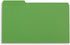 Blue Summit Supplies Green Legal File Folders, 1/3 Cut Tab, Legal Size, 100 Per Box for Easy File Storage