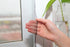 FLYZZZ DIY Self-Adhesive Window Screen Netting Mesh Curtain, 100X150cm, with Hook and Sticky Tape, Black