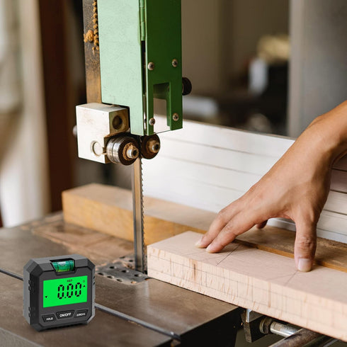 Hancaner Digital Angle Finder with LCD Display, Electronic Level and Angle Gauge, Magnetic Base