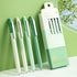 M&G 4 Pcs Fine Point Gel Pens, 0.5mm Black Ink for Smooth Writing, High-End Series for Office, School Supplies