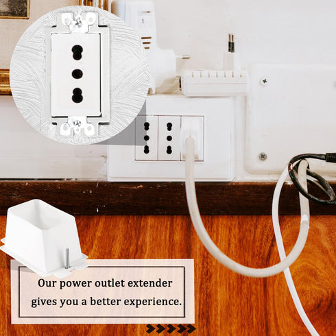 8pcs BE1-2 Electrical Outlet Box Extenders, 1 Gang Extension with 16pcs Screws for Power Switch Receptacles