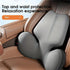 Generic Memory Foam Car Headrest Pillow and Lumbar Support Cushion Ergonomic Driving Back Support Pillow for Car Seat