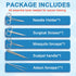 Suture Practice Kit for Medical Students, Silicone Pad Surgery Wounds Closure Suturing, Supplies for Vet Nursing Students Surgical Stitches Kits Only for Training.