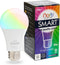 NorbSMART Smart Light Bulb LED, 1-Pack, Color Changing, 9W, A19, E26, Dimmable, Works with Alexa & Google Home