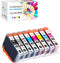 F FINDERS&CO Compatible Ink Cartridge Replacement for Canon CLI-42 CLI42, Works with Pro-100 Pro-100S Printer, 8 Pack