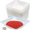 Weigh Boats Large - 125 Pack 330ml Plastic Disposable Trays for Scale, Square Weighing Dishes for Powder, Food Samples