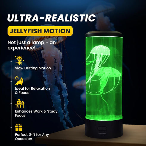 16 4 Brewish Jellyfish Lamp, Color Options, Mode Lifelike Jellyfish Aquarium, Auto Shutdown, Remote Control Electric