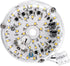 Frandilo 4inch 6000K, 18W Dimmable 120V 1800LM 1) Ceiling Fan LED Light Replacement LED Retrofit Kit Ceiling Fan Light