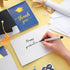 Motiskyy 50pack/150 2026 Pcs Graduation Thank You Cards with Envelopes End of Year Graduation Thank You Cards Bulk Blue
