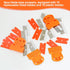 WEGAZ -4 20 Pcs Mini Plastic Razor Blade Scraper Tool-Suitable for Cleaning Windows and Glass Stoves-Equipped