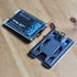 T4 No-Clip Badge Holder - Durable Polycarbonate ID Card Holder for 1 to 4 Cards (Black)