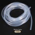 10ft 1/8" ID x 5/32" OD Clear Silicone Tubing, 3mm x 4mm Industrial Plastic Hoses for Pump Siphoning