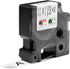 DYMO Rhino Industrial Permanent Polyester Labels, 3/4", Black Print on White