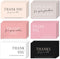 Kanluara 300PCS Thank You For Supporting My Business Cards 2 x 3.5 Inches