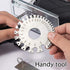 ZeeDix 4 Pcs Stainless Steel Metal Sheets Welding Thickness Gauge - Wire Gauge Measurement Tool