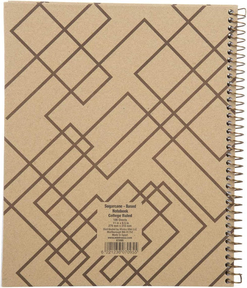 Mintra 100% Recycled Notebooks, Letter Size (8.5in x 11in), Design Set 3pk