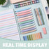 Jutom 38 Pcs Aesthetic Book Annotation Kit, Highlighters, Gel Pens, Sticky Notes, Retro Color