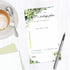 Boho Greenery Sticky Note Daily To-Do Planner, 50 Pages for Daily Tasks, Notes, Scheduling (6" x 10")