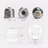 YI Lighting 1pc Medium Edison Screw (E26/E27) to Candelabra Screw (E12) Light Bulb Socket Adapter Converter Reducer (E26 to E12 Adapter) by YiLighting Supplier