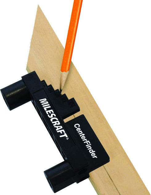 Milescraft 8408 Center Finder - Offset Measuring & Marking Tool for Woodworking, Center Scriber