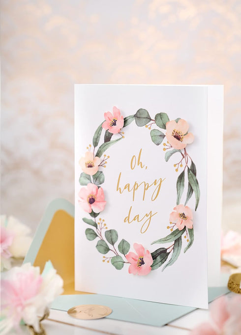 Papyrus Wedding Card, Wonderful Wish Design